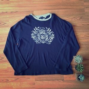 Vintage Tommy Hilfiger Long Sleeve Tee / Size XL